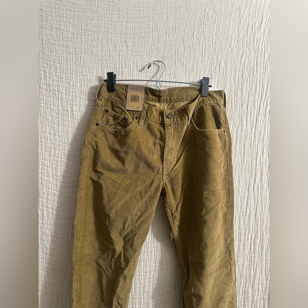 Levi’s Men's Corduroy Pants - Tan NWT Sz 29x30